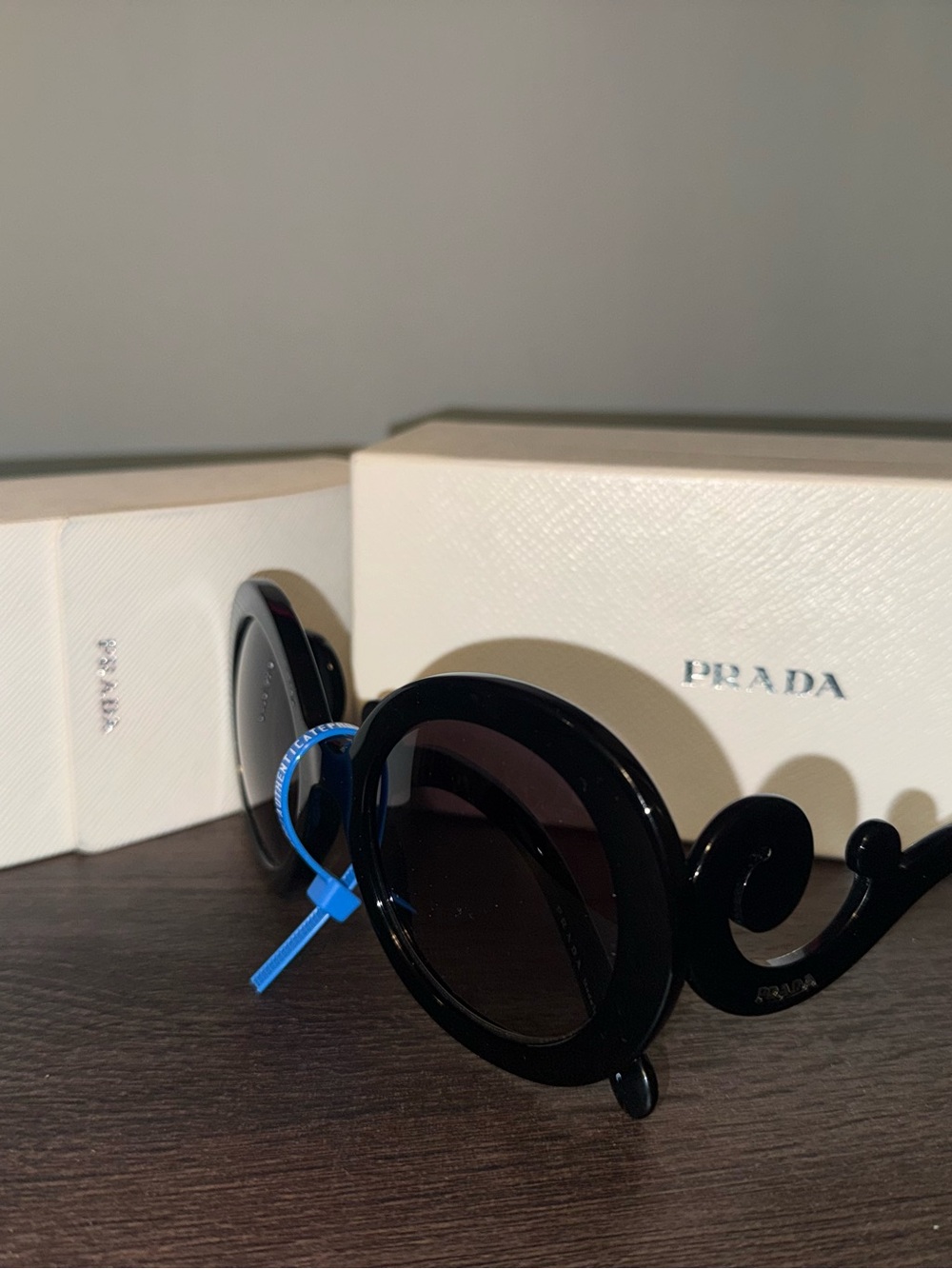 Prada Black Baroque Sunglasses